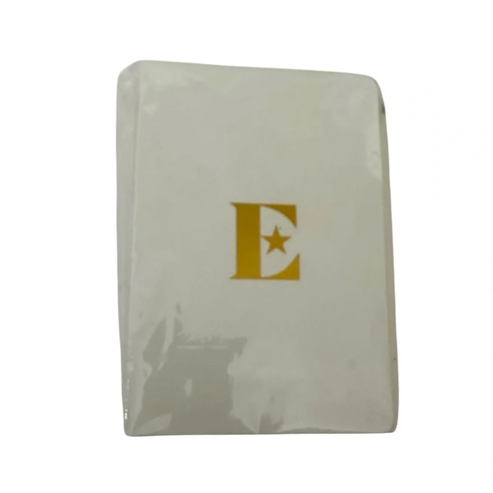 NEW Elton John White with Gold E Logo Notebook Luxury Memorabilia Holiday Gift
